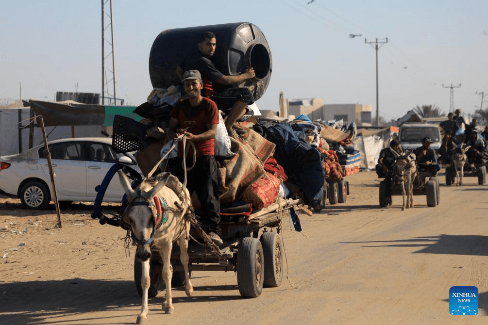 Gaza mass population relocation in 2025?