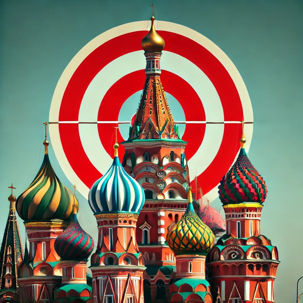 Ukraine hits Moscow by....?